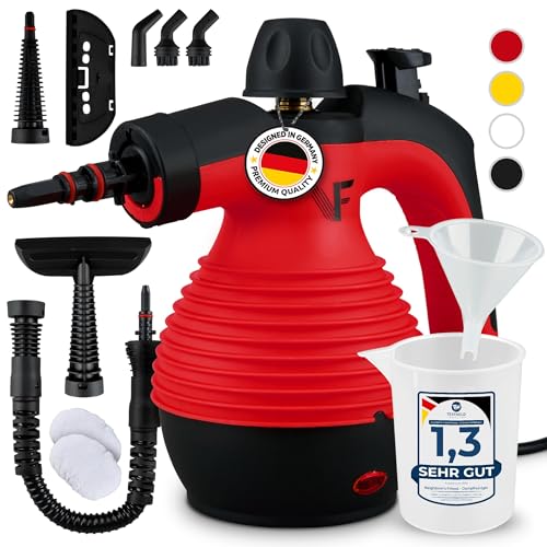 Neighbour\'s Friend® Dampfreiniger Neues Modell – Leistungsstarker Hand Steam Cleaner, 3,5 Bar Druck, 4m Kabel, 350ml Tank I Handdampfreiniger für Auto, Werkstatt, Haushalt & Fensterreinigung Neighbour\'s Friend® Dampfreiniger Neues Modell – Leistungsstarker Hand Steam Cleaner, 3,5 Bar Druck, 4m Kabel, 350ml Tank I Handdampfreiniger für Auto, Werkstatt, Haushalt & Fensterreinigung