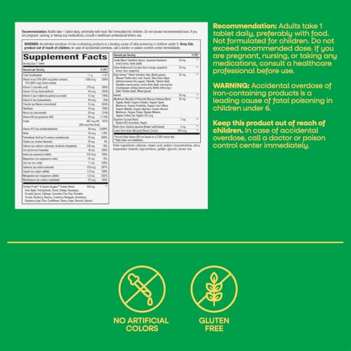 Nature's Way Alive! Adult Ultra Multivitamin, Methylated B12, 60 ct - image 8