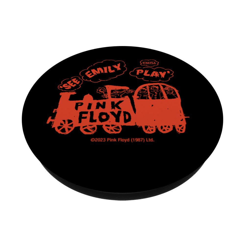 Pink Floyd See Emily Play PopSockets Swappable PopGrip, Black - Image 2