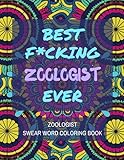 zoologist swear word coloring book: a simple funny way for adult for stress relief and relaxation