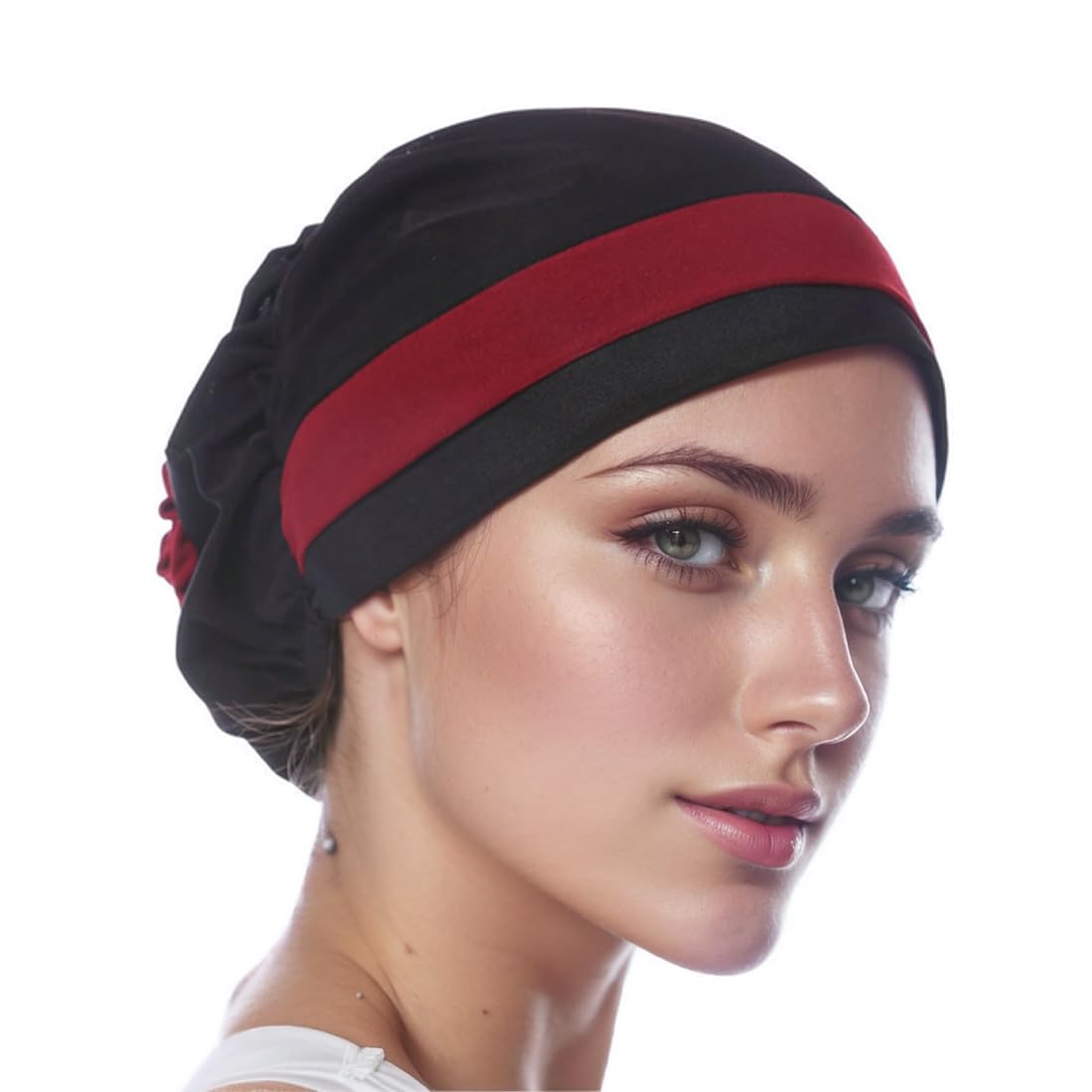 Turbante Chemioterapia Donna - Copricapo Elastico In Cotone - Bandana Boho Per Chemio O Post Parto