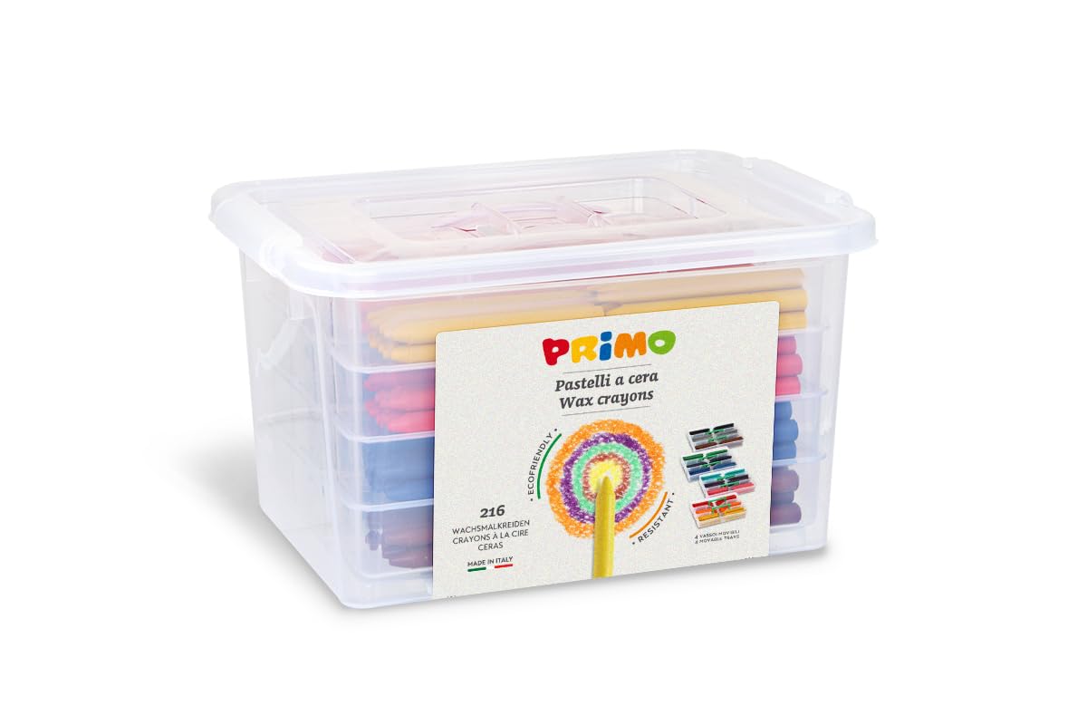 Crayons de cire colorés pour travaux créatifs et papeterie enfants pot 48 pièces