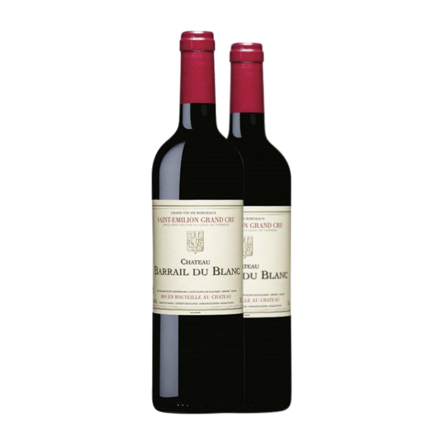 Château Barrail du Blanc Saint-Émilion Grand Cru Crianza 75 cl Vino tinto (Caja de 2 Botellas de 75 cl)