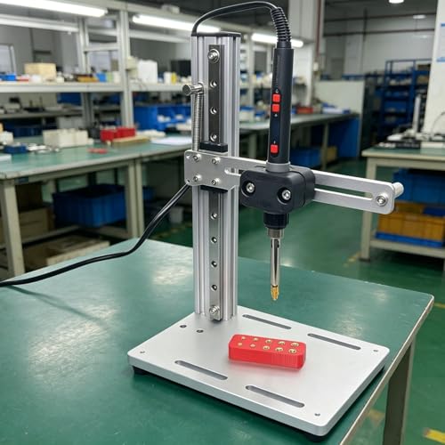 Presseuse verticale à chaud contre l'alignement raté d'écrou thermofusible