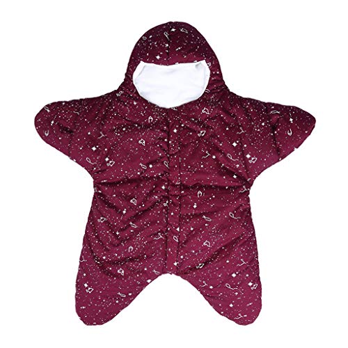 Consejos y reviews para comprar Saco capazo invierno los 7 más buscados. 35 JHKJ Saco De Dormir para Bebés Invierno Recién Nacido Algodón Portátil Saco De Dormir para Bebés, Saco De Dormir Starfish, Camisones Recién Nacido,Red