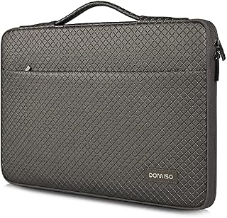 DOMISO 13.3" Waterproof Laptop Sleeve Case with Handle Notebook Bag for 13-13.3 Inch Laptops/HP Spectre 13 ENVY 13 / Dell Inspiron 13 XPS 13 / Lenovo YOGA 720 / ASUS/Acer, Silver Gray