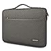 Price comparison product image DOMISO 12.5" Waterproof Laptop Sleeve Case with Handle Tablet Carrying Bag for 12-13 Inch Laptops / 13" MacBook Pro / 12.9" iPad Pro/ASUS/Acer/Lenovo/Dell/HP/MSI, Silver Gray