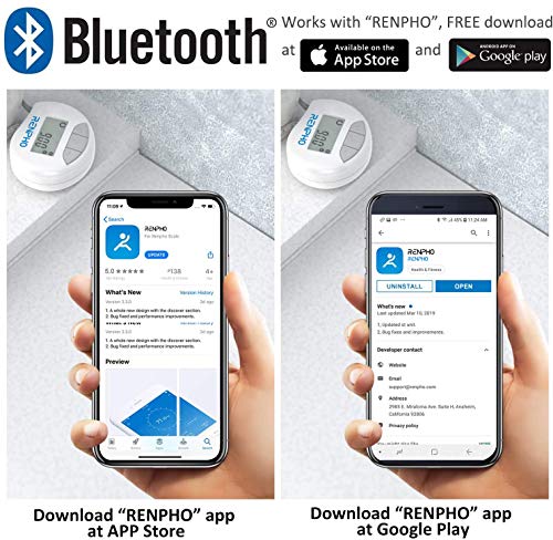 RENPHO Metro a Nastro Smart per Misurazione del Corpo con App Tramite Bluetooth, per Misurare Varie Circonferenze del… - immagine 6