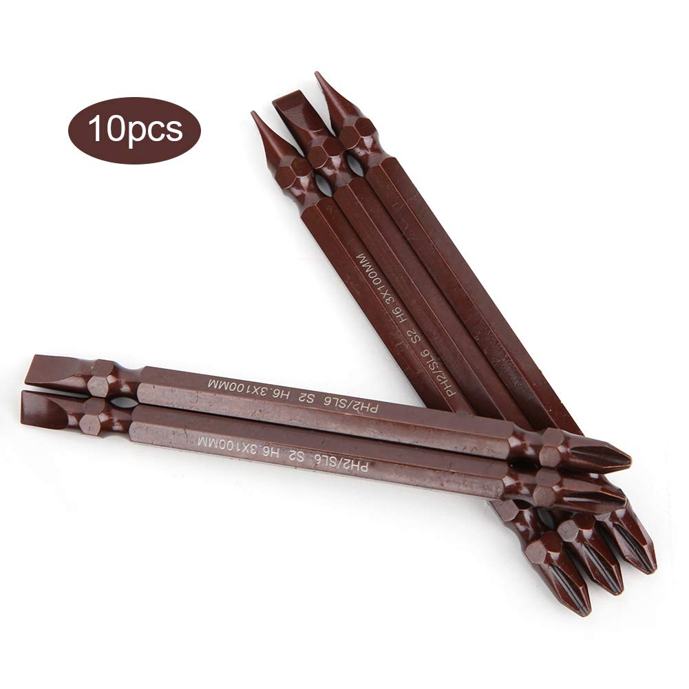 Magnetic Double Ended Screwdriver Bits - 10pcs -5