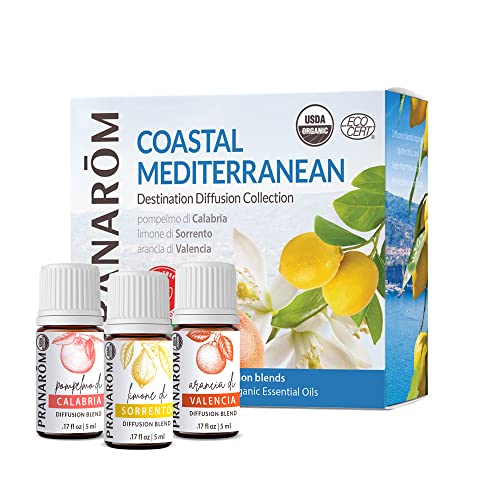 Pranarom - Coastal Mediterranean Diffusion Blend Kit 3-Pack 5ml -
