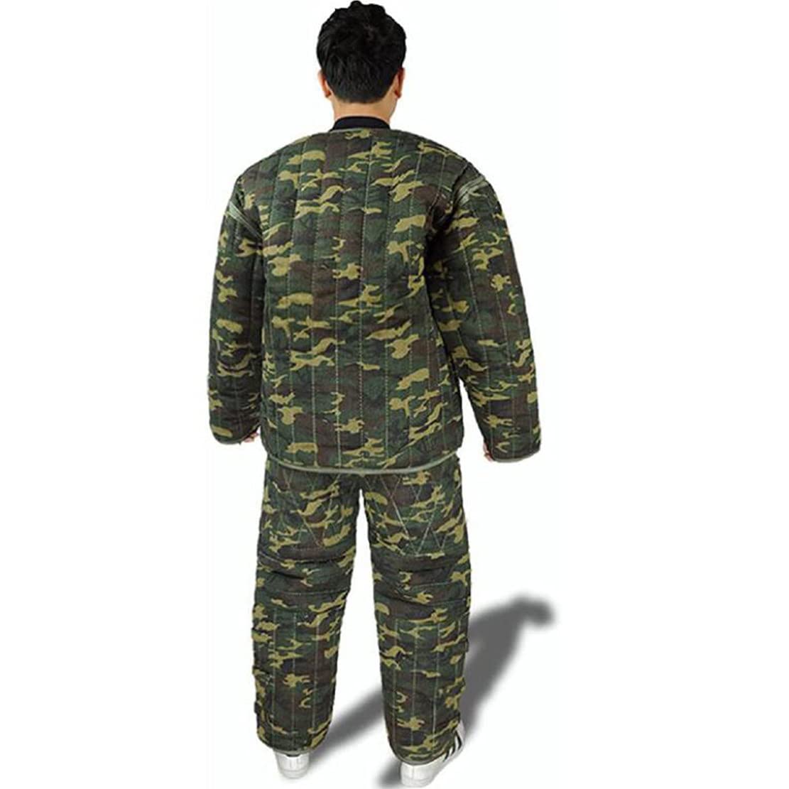 Traje profesional para mordeduras de perro para entrenamiento de policía, traje de entrenamiento de protección corporal con mangas para mordeduras de perro, ropa segura para entrenamiento K9