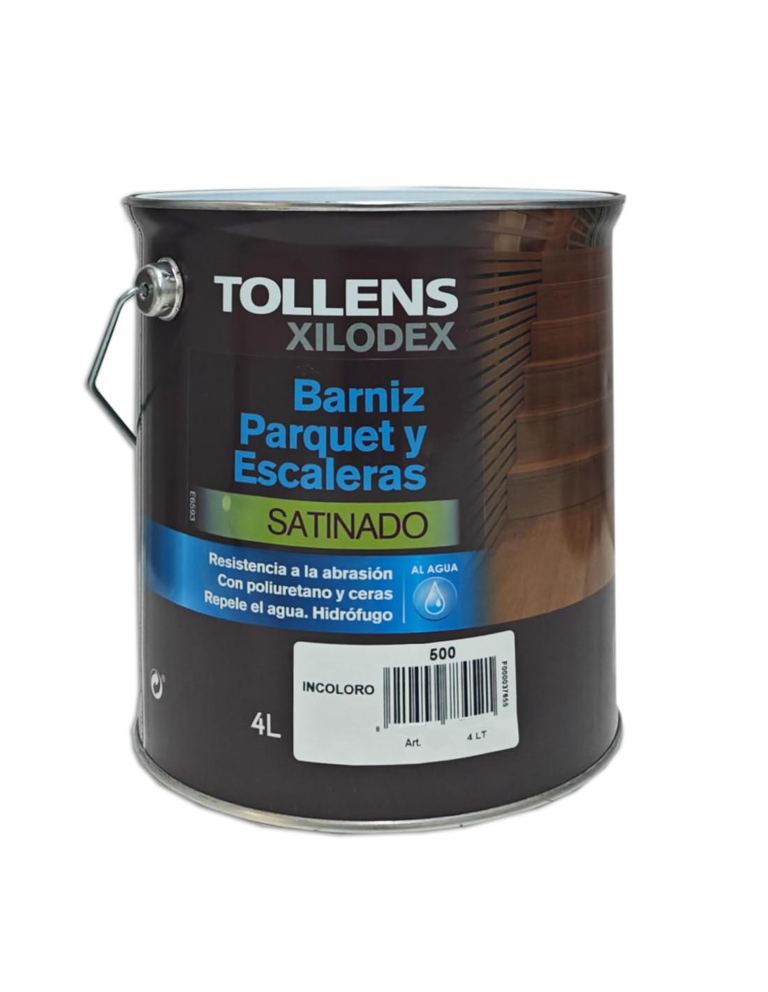 Barniz Parquet Al Agua Satinado 4 Lt