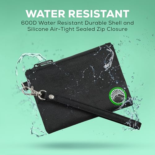 Small Smell Proof Bag 6" x 4", Smell Proof Container, Dog Tested Odor resistant Bag, Best Zipper Odor sealing Pouch Herbs and coffee, Money Organizer & Travel Medicine Bag, Scent resistent Containers - Image 5