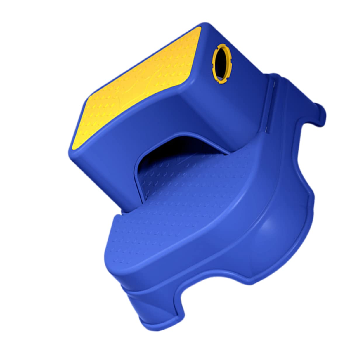 Abaodam Taburete de Escalón Infantil Taburete de Seguridad para Pequeños de Fricción para Pies para Baño o Cocina Color Amarillo y Azul Antideslizante