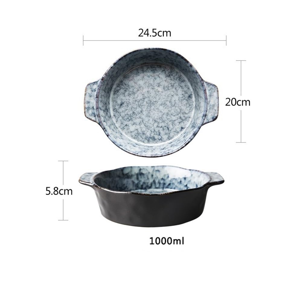 Cocottes de 9,5 pouces for four, plats cuisson en porcelaine Pain
