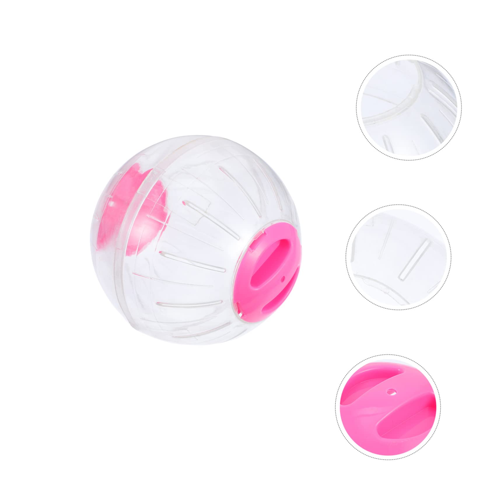 Parliky Funny Hamster Ball Pet Running Wheel Small Plastic Exercise Ball for Hamsters Gerbils Rats More