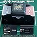 HomeBeyond Automatic Card Shuffler, One-Press AUTO & Sensing Mode, Electric Shuffling Machine for 1-2 Decks, Low Noise, Portable Shuffler for Poker, UNO, Blackjack, Skip-Bo, Phase 10