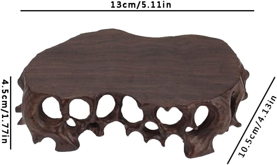 Bonsai Pedestal Vase Pedestal Stands Wooden Vase Base Plant Display Stand Indoor Flower Pot Stand Flower Pot Display Stand Living Room Jade Teapot Display Stand Planter Stand Plant Holder