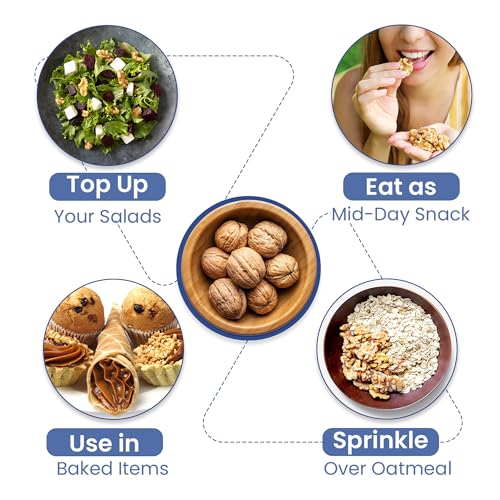 Image of Nutraj Chilean Walnut Inshell 500g Pouch | Akhrot | Dry Fruits | Nuts | Grocery Items.