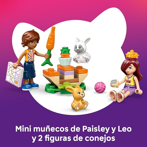 LEGO Friends Hotel de Conejitos con mini muñecos para aprender a cuidar mascotas 5