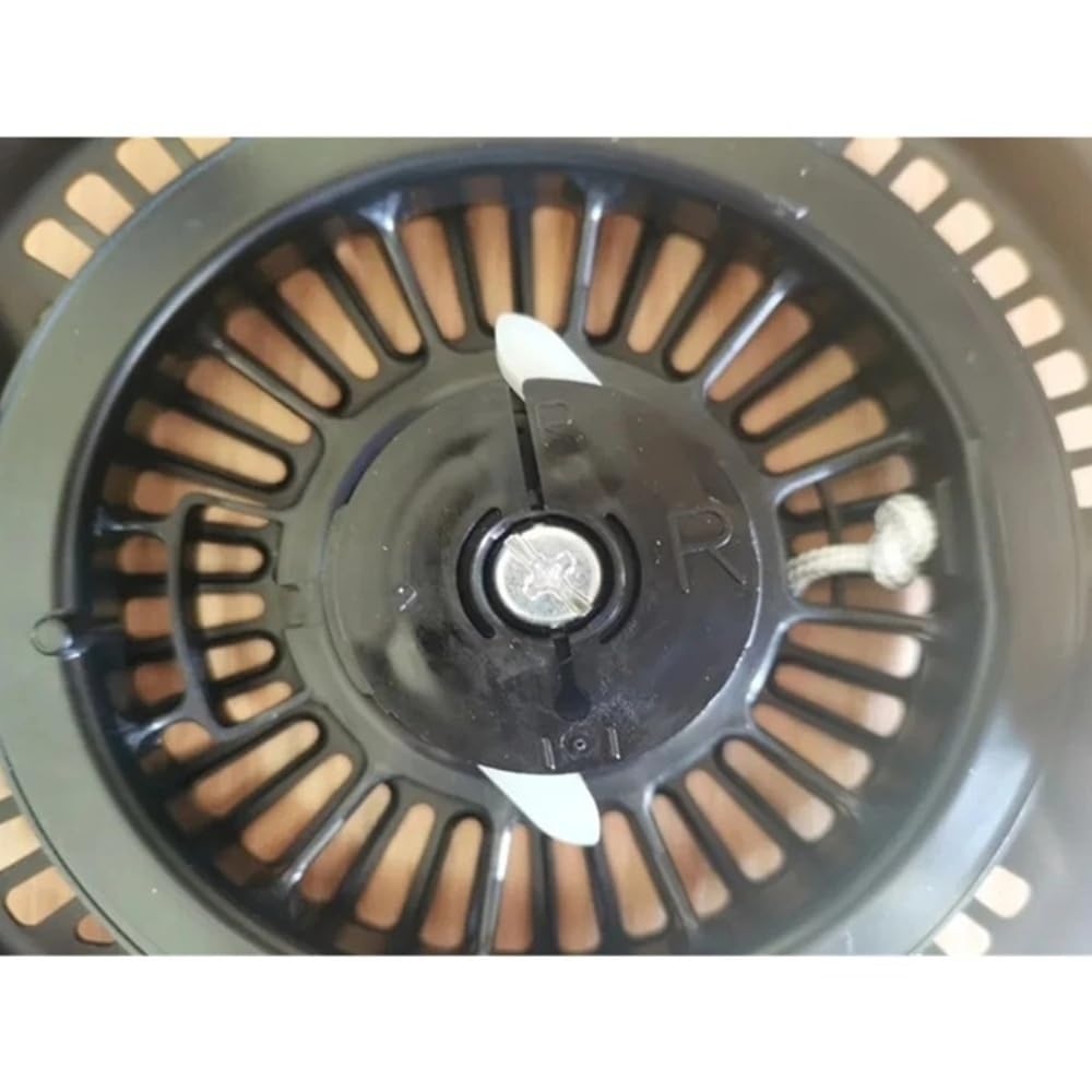 Arrancador de Retroceso, Cubierta de Metal, trinquete Apto for Motor R EX27 EX30 9.0HP, Arranque por Cuerda, Mango de Cuerda de Resorte de rebobinado(NO Cup)