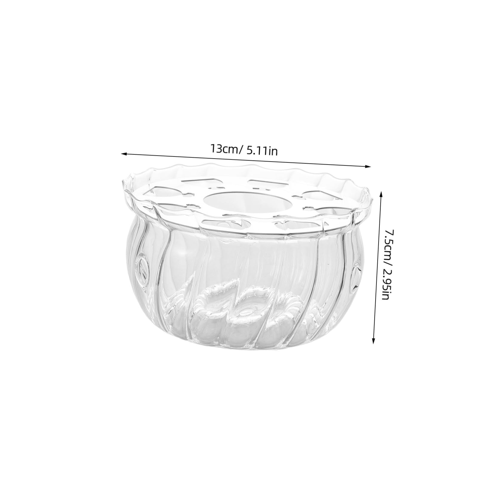 Mobestech Glass Teapot Warmer - Candle Base for Teapots for Tea and Elegant Glass Construction Easy to Clean for Kitchen Use