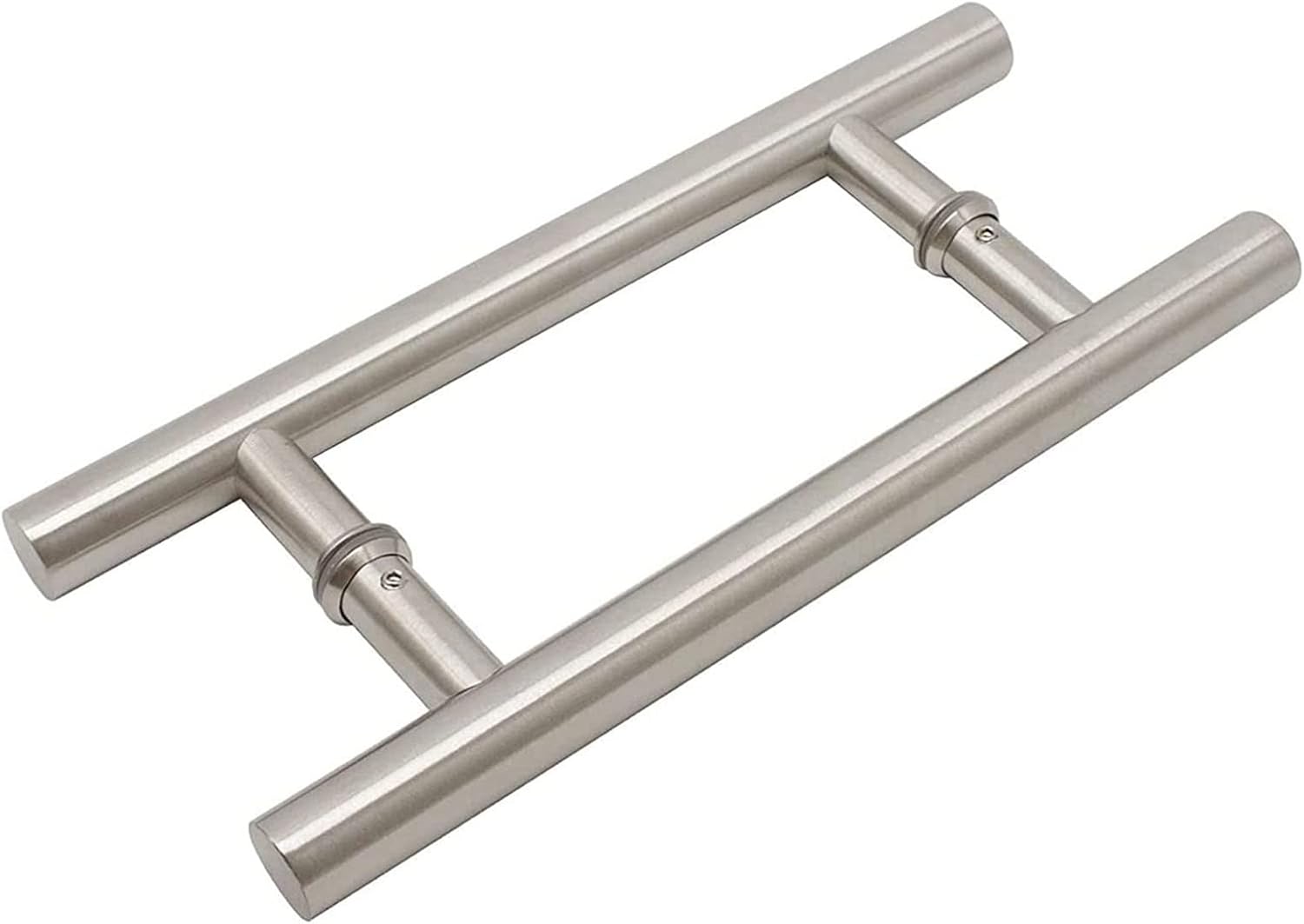 Door Handle Sliding Barn Door Handle,Heavy Duty Stainless Steel Door Handle,Double Sided Glass Door Knob Handle Set,Easy to Install/L:50Cm*30Cm