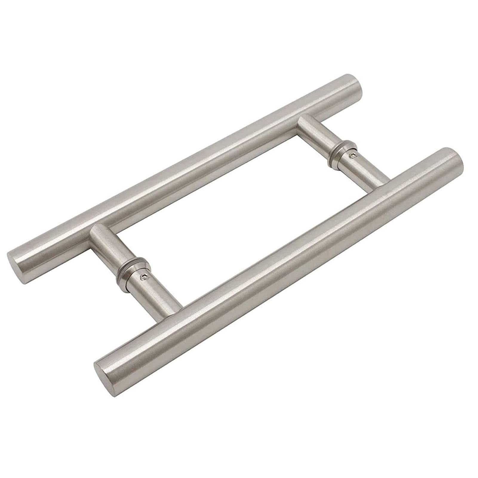 Poignée de porte en verre double face en acier inoxydable robuste pour un style épuré