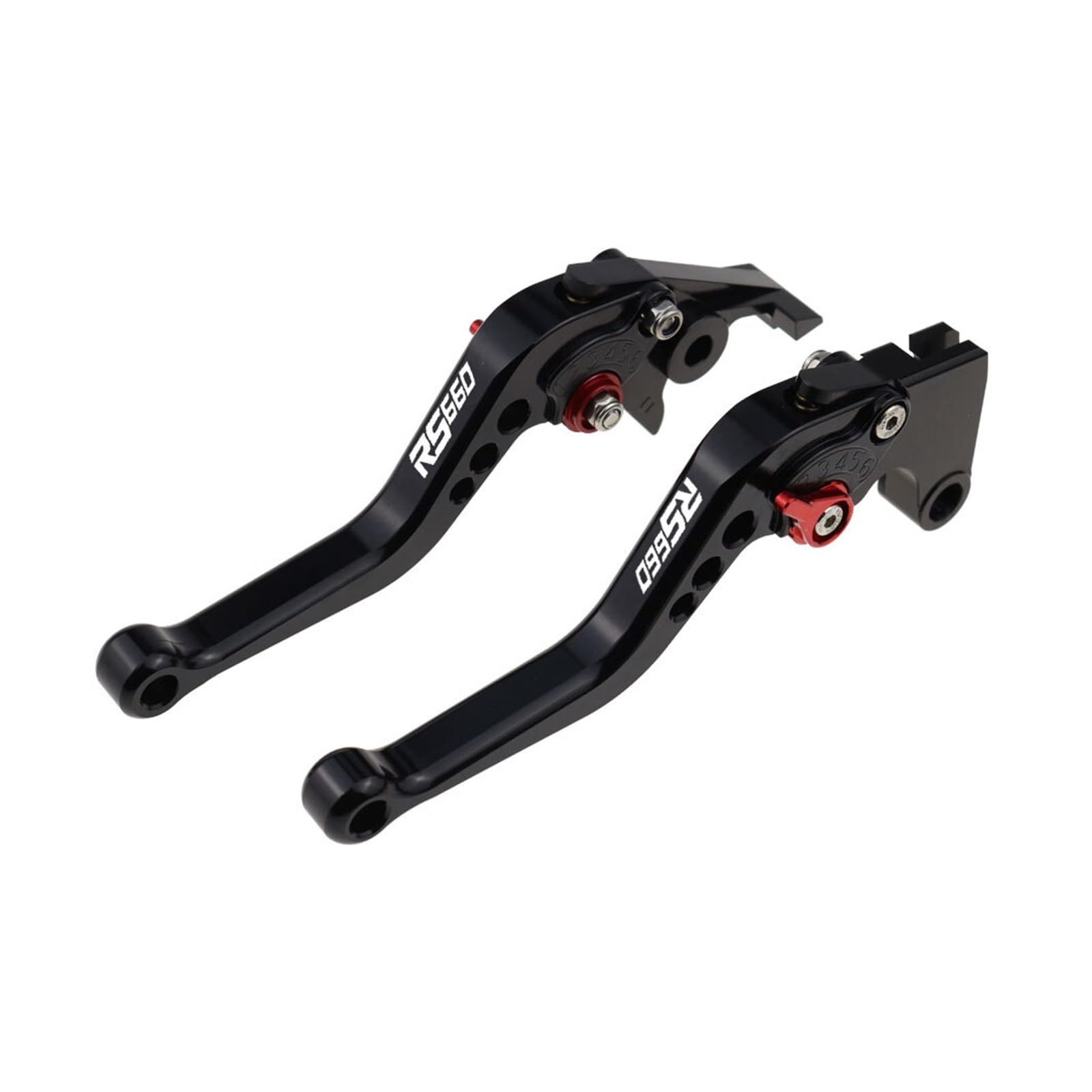 Yxbswbjd 10 Aluminum Alloy Folding Brake Lever For Rs660 Motorcycle Folding Extendable Brake Clutch Levers(10)