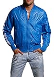 glanzjacke angesagtes Design Redbridge Herren Übergangs Jacke Glanzjacke R-5030, Grösse:XL;Farbe:Blau