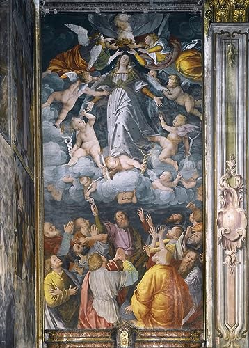 Peinture célèbre de l'Assomption de la Vierge, impression sur toile haut de gamme 60x90cm