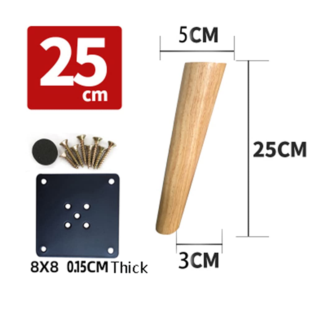 4 szt. Wysokość wymiany sofy, komoda ze śrubami Płyta montażowa(25cm)