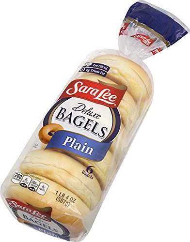 Sara Lee Plain Deluxe Bagel, 5 count, 0.7 oz