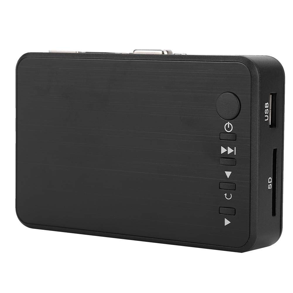 Festplatten-Player, tragbarer 4K HDMI USB3.0HDM Media Player, 1080P Full HD HDMI Digital Media Player, verwendet für Spiele, Streaming Media, Unterricht(Mich)