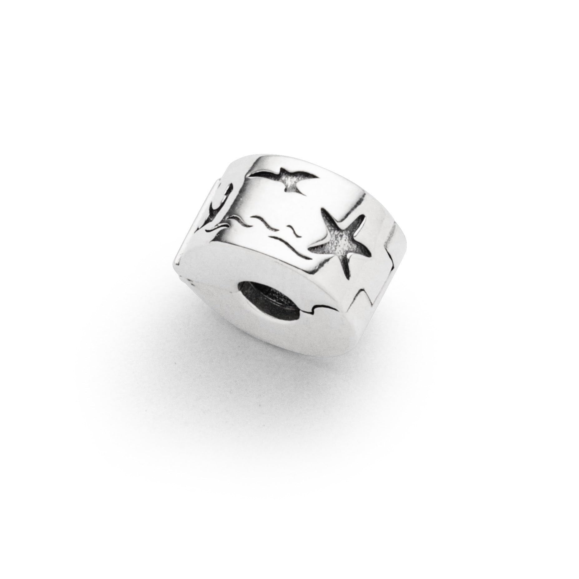 DUR Schmuck Bead Safer Stopper für Beads 11mm x 6,5mm Silber 925/- (F337)