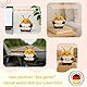 ESSENTIVAL® Premium Handmade Positive Biene Pocket Hug aus Strickwolle, Kleine Umarmung, Kreative Glücksbringer für Prüfung, Abschluss, Mutmacher, Gute Besserung Geschenk, Kartoffel (Biene)