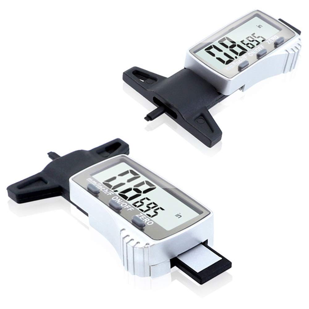 Strumento di misurazione Digital Tire del Calibro di profondità del battistrada Checker Pneumatico Moto Tester Car Kit Ganasce Usura pastiglie di profondimetro Meter Strumenti di Misura