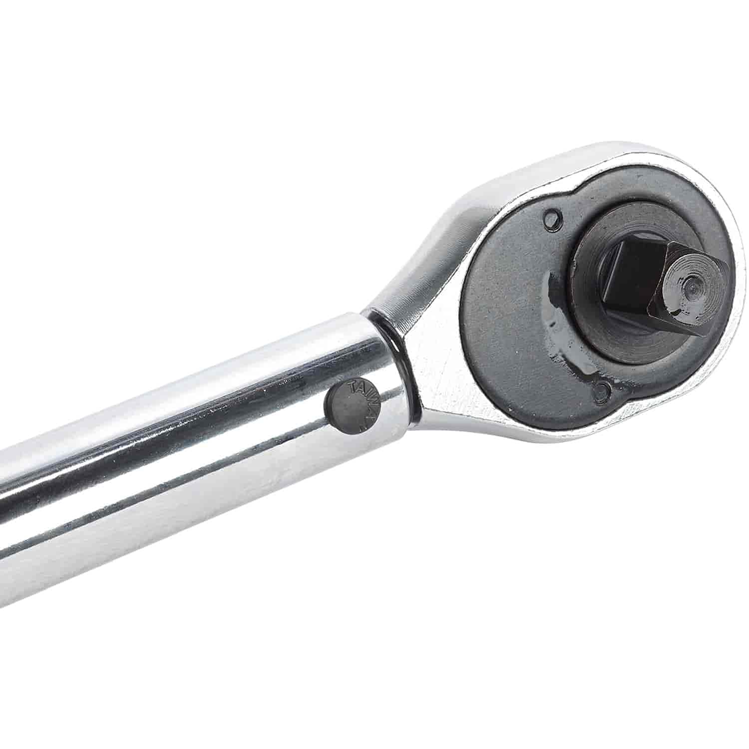 JEGS Torque Wrench | 1/2 “ Square Drive | 10 to 150 ft/lbs | 18” Long | Chrome-Plated Steel