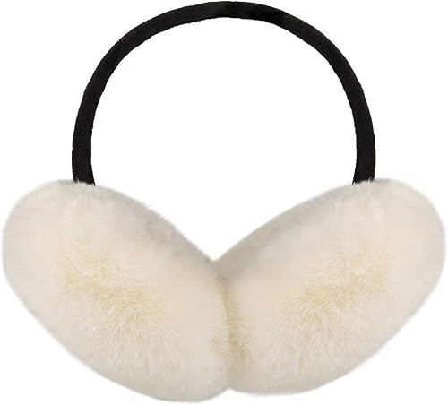 Surblue - Lindas orejeras peludas de animales con diadema para invierno, cálidas, calentador de orejas de piel para exteriores