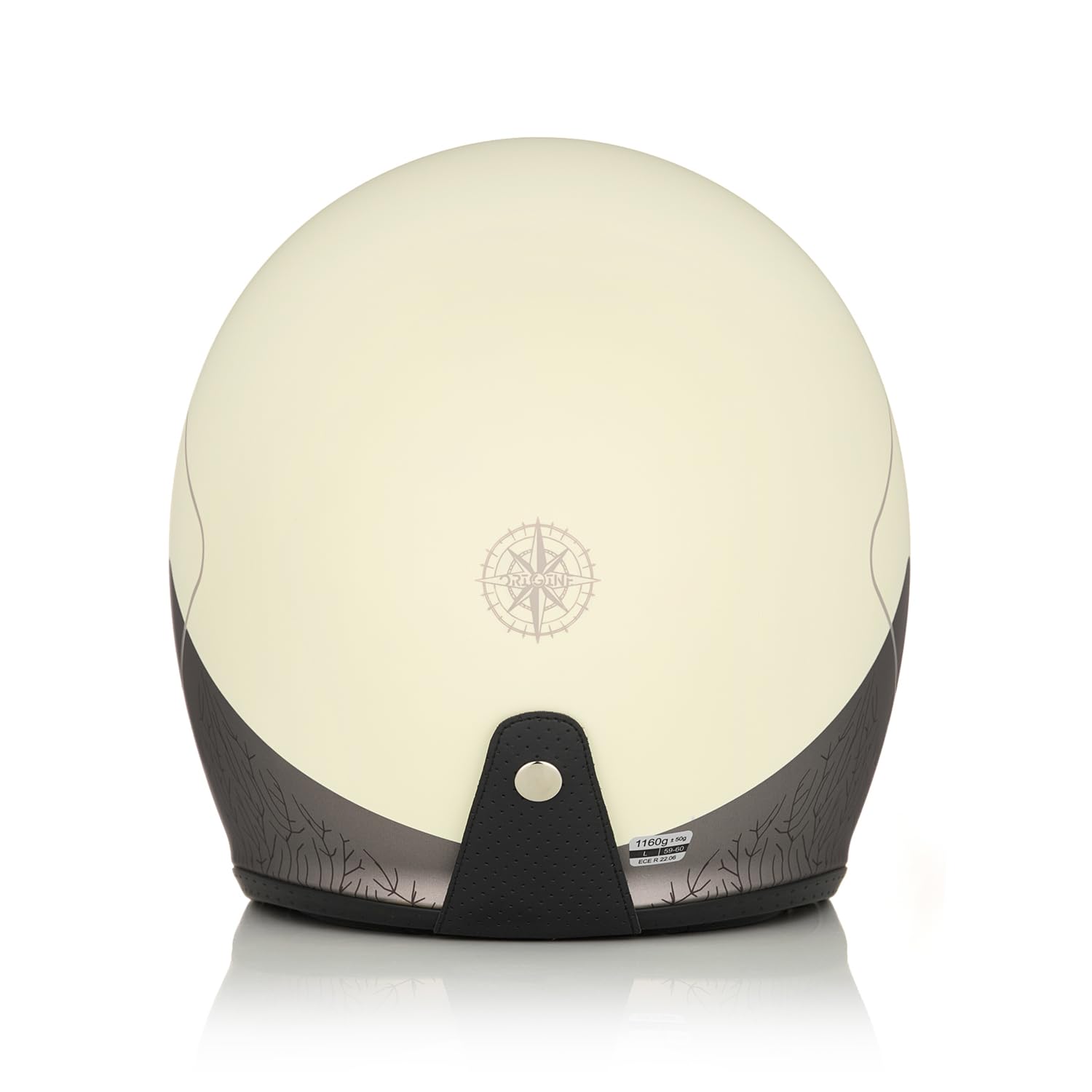 ORIGINE Casco moto Jet Casco da scooter con visiera omologata ECE 22-06