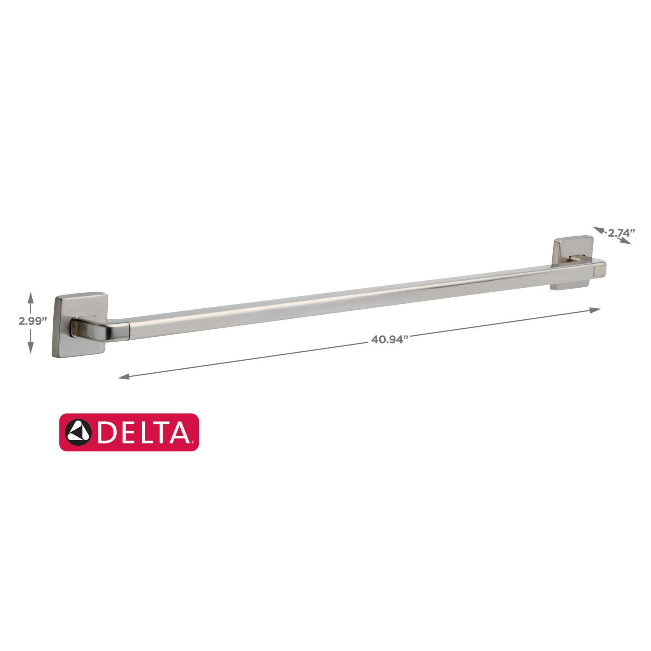 Amazon.com: Delta Faucet 41936-SS Angular Modern Grab Bar with