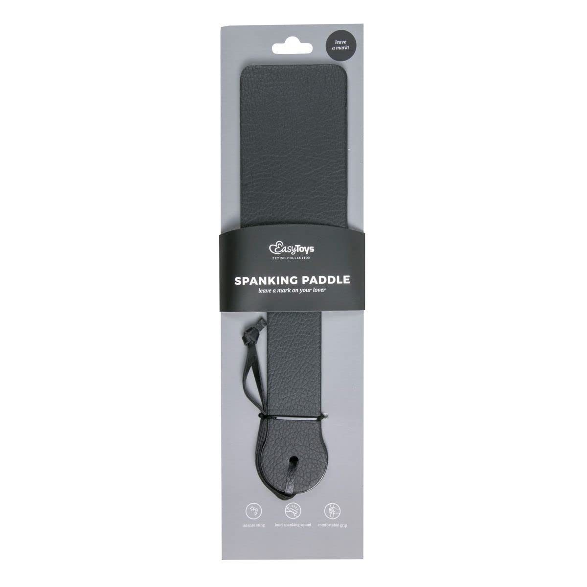 EasyToys Fetish Collection - Latigos Sexuales - 32.5 cm - Hecho de cuero artificial - Palas ¡El nuevo tipo de látigo - Bdsms juguetes