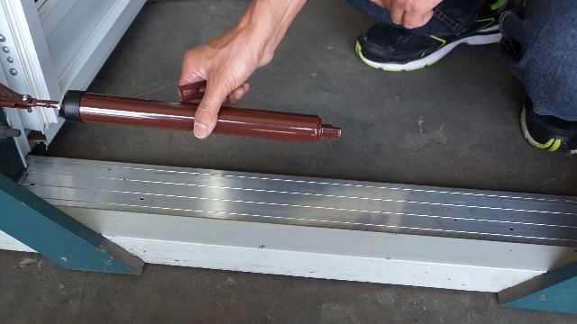 Prime-Line Heavy Duty Pneumatic Storm Door Closer - Brown 10-3/8 Inch