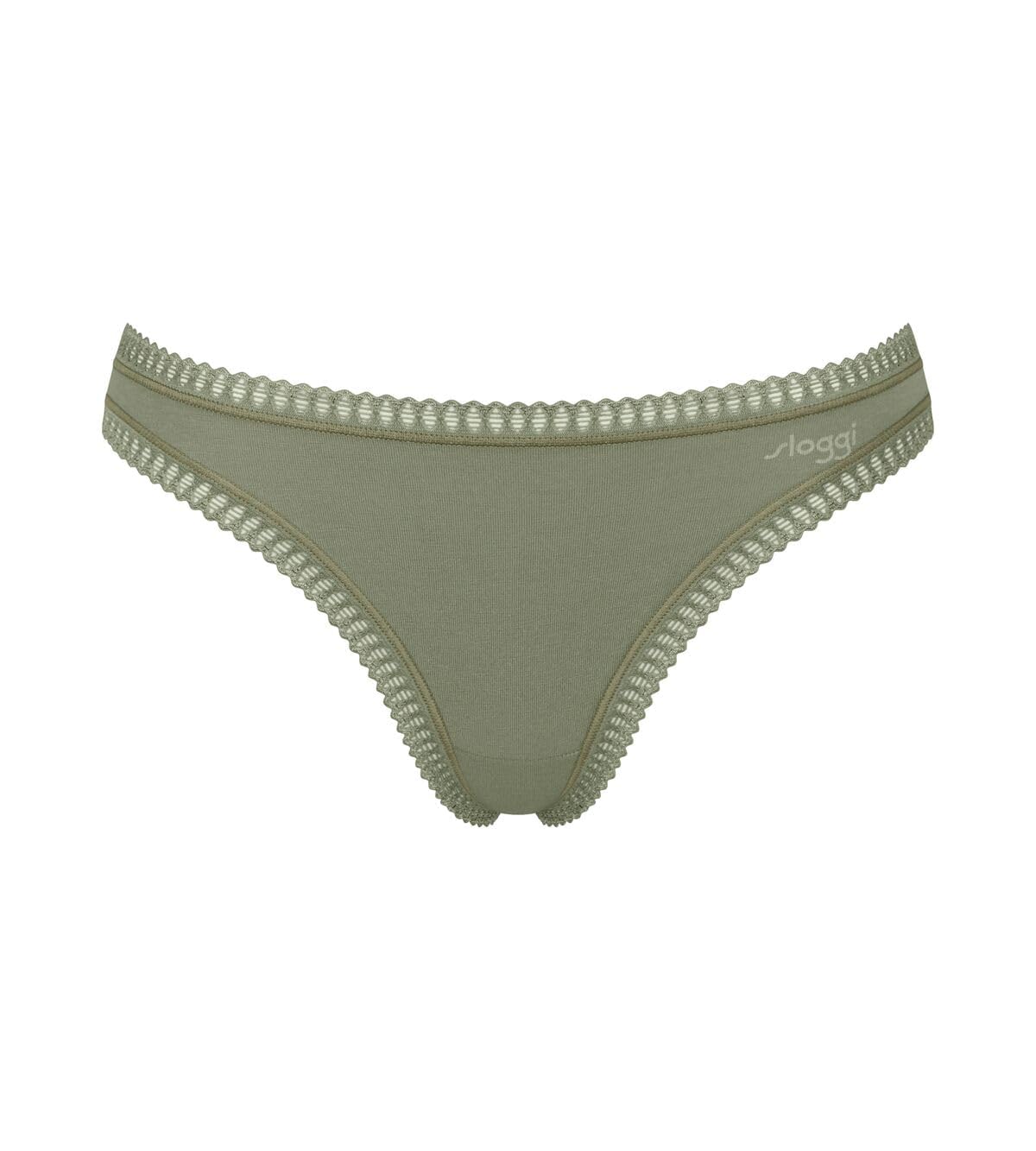 Sloggi Women's GO Crush String C3P Underwear, Green - Dark Combination, M