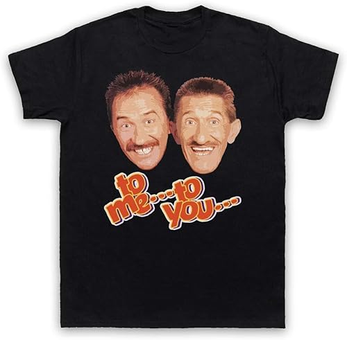 GJJCNUK The Chuckle Brothers to Me to You T-Shirt Mens Black