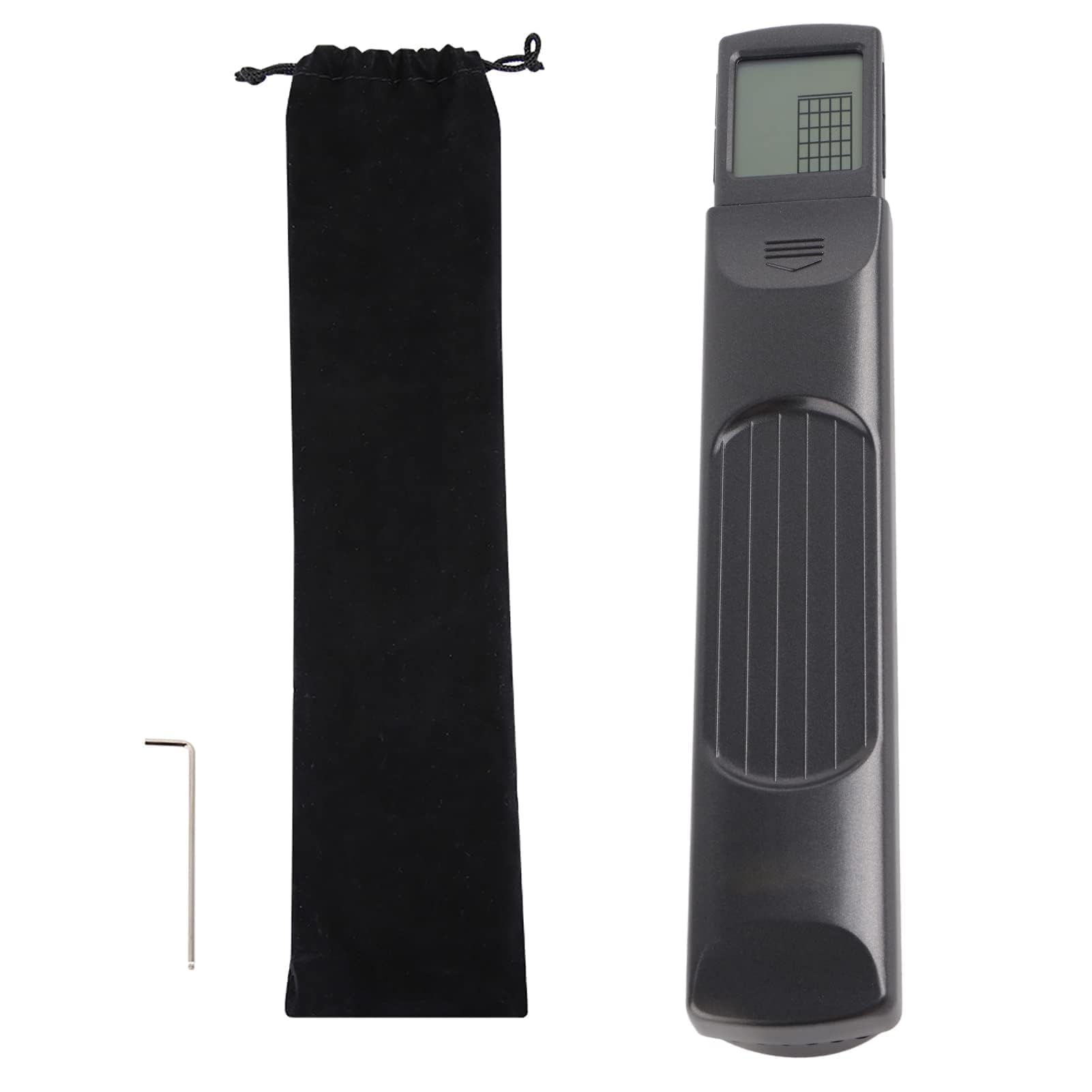 Taschengitarren Übungshals, 29x5x4cm/11,4x2x1,6 Zoll Mini 6-Bund Gitarren Übungswerkzeug Tragbares Akkordtrainer mit drehbarem Chart-Bildschirm Gitarren Akkord Trainer Hals Akkord Tool für Anfänger