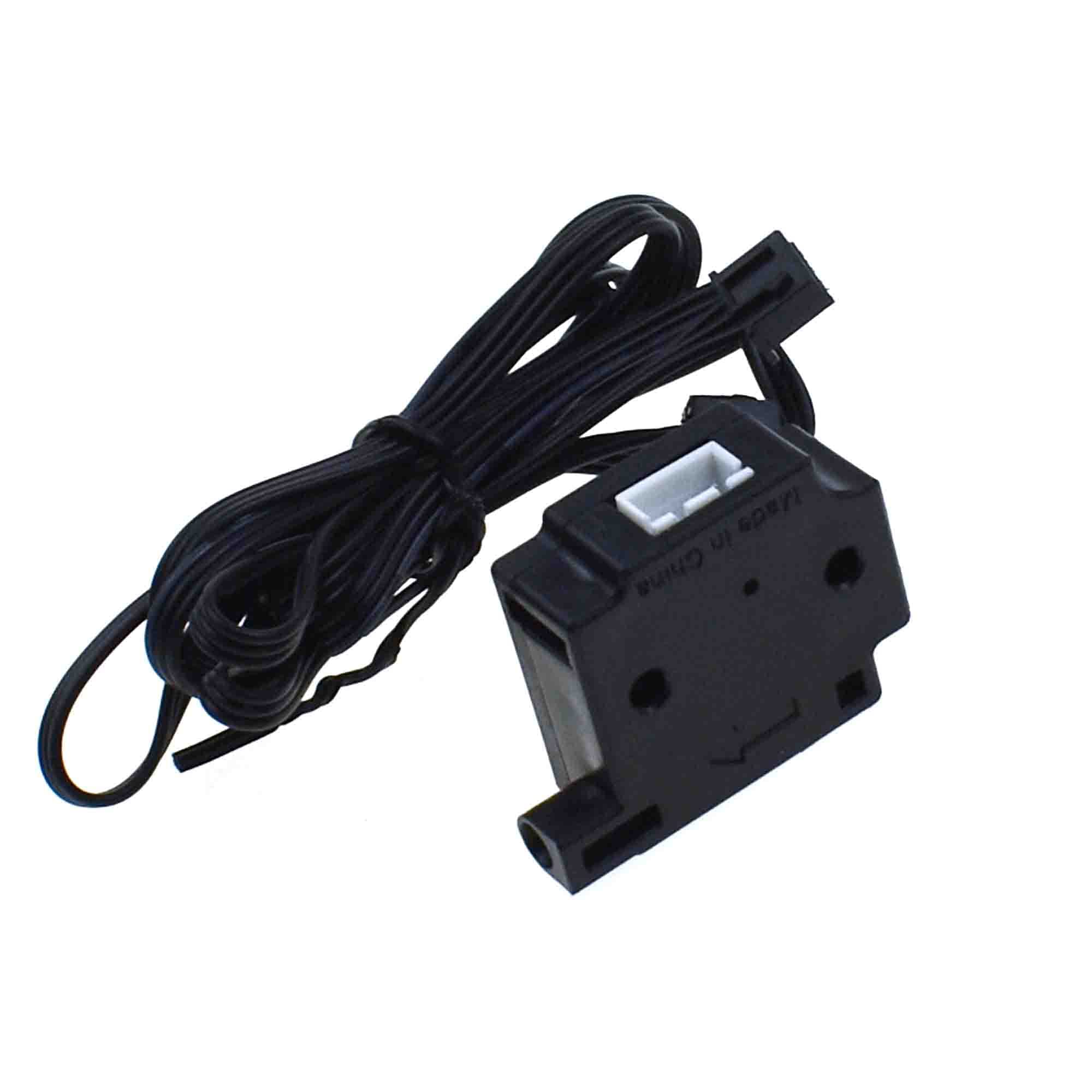 Reland Sun Filament Break Detection Sensor Module 3D Printer Accessories for 1.75mm Filament Extruder Material Run-Out Detector (Black)