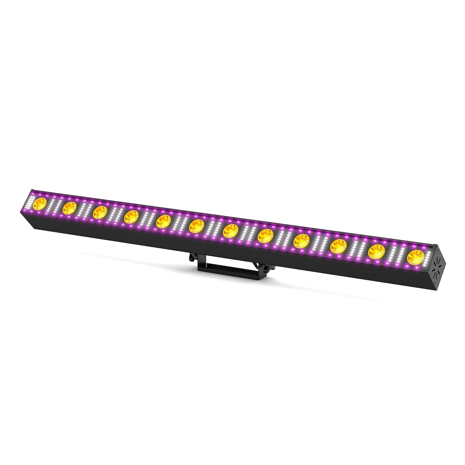 Luz LED RGB, Barra de luces pared RGB 150 W, 12 LED estroboscópicas 3 for escenario, DMX for bar, discoteca, boda o fiesta