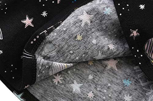 Image of CHUNG Women Cotton Pajama Sets Sleepwear pjs Short Sleeve Shirt Capri Length Crop Pants Cute Vivid Print