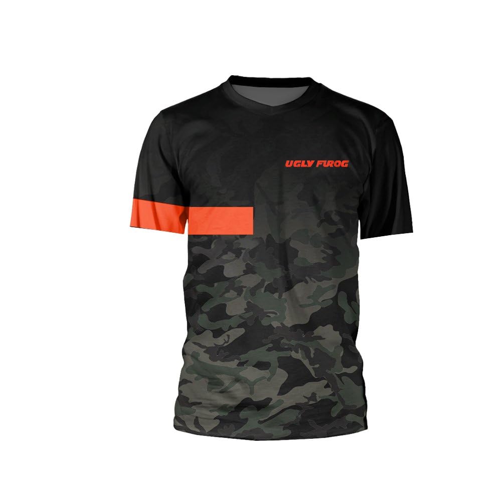 UGLY FROG Downhill Jersey Mens Bike Wear Rage Cycling/Motocross Clothes Mountain Bike Shirt MTB BMX — view 27